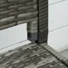 Outsunny Gartenbank grau Polyrattan B/H/L: ca. 60x122x85 cm