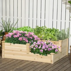 Outsunny Gartenbeet B/H/L: ca. 88x36x108 cm