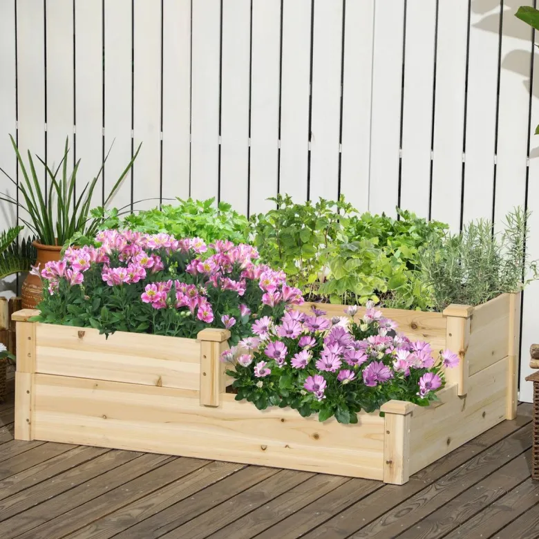 Outsunny Gartenbeet B/H/L: ca. 88x36x108 cm
