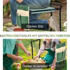 Outsunny Gartenhocker grün B/H/T: ca. 58x49x28 cm ca. 150 kg