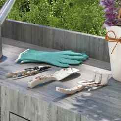 Outsunny Gartenwerkzeug-Set mehrfarbig Metall B/H/L: ca. 7x3x26,5 cm