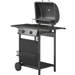 Outsunny Gasgrill Edelstahl B/H/L: ca. 56x95x99 cm