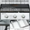 Outsunny Gasgrill Metall B/H/L: ca. 48x21x63 cm