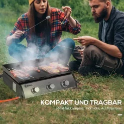 Outsunny Gasgrill Metall B/H/L: ca. 48x21x63 cm