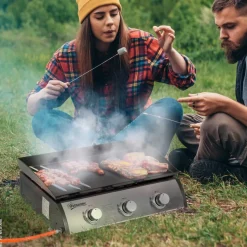 Outsunny Gasgrill Metall B/H/L: ca. 48x21x63 cm