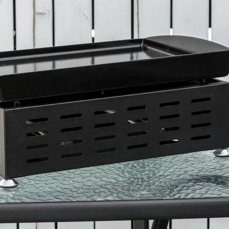 Outsunny Gasgrill Stahl B/H/L: ca. 46x21x48,5 cm
