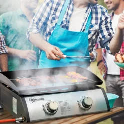 Outsunny Gasgrill Stahl B/H/L: ca. 46x21x48,5 cm
