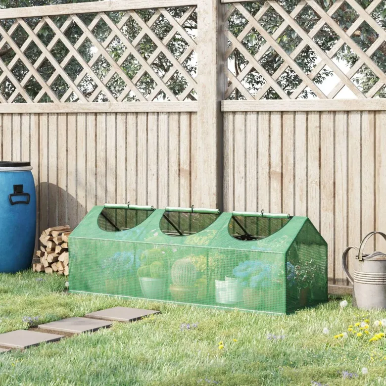 Outsunny Gewächshaus B/H/L: ca. 60x60x180 cm