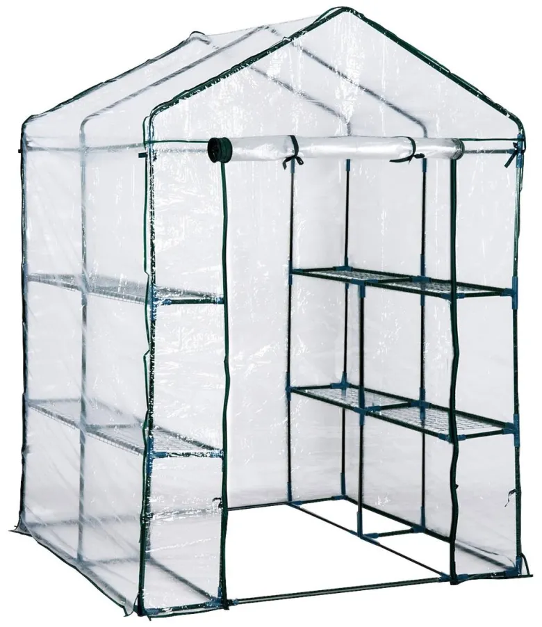 Outsunny Gewächshaus B/H/L: ca. 143x195x143 cm