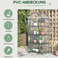 Outsunny Gewächshaus B/H/L: ca. 50x160x70 cm