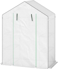 Outsunny Gewächshaus B/H/L: ca. 74x190x143 cm