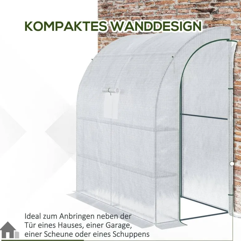 Outsunny Gewächshaus B/H/L: ca. 100x215x200 cm