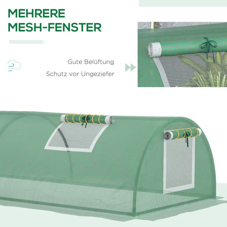 Outsunny Gewächshaus B/H/L: ca. 80x45x300 cm