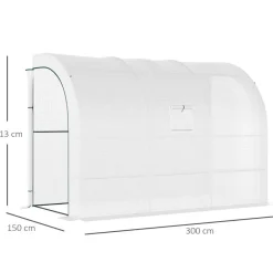 Outsunny Gewächshaus B/H/L: ca. 150x213x300 cm