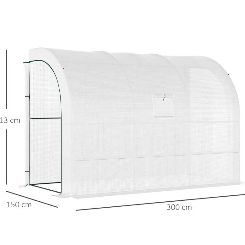Outsunny Gewächshaus B/H/L: ca. 150x213x300 cm