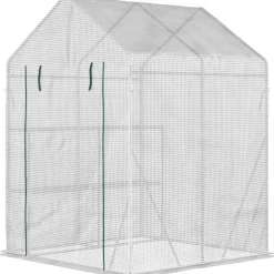 Outsunny Gewächshaus B/H/L: ca. 143x195x143 cm