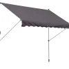 Outsunny Klemm-Markise grau B/H/L: ca. 300x280x150 cm