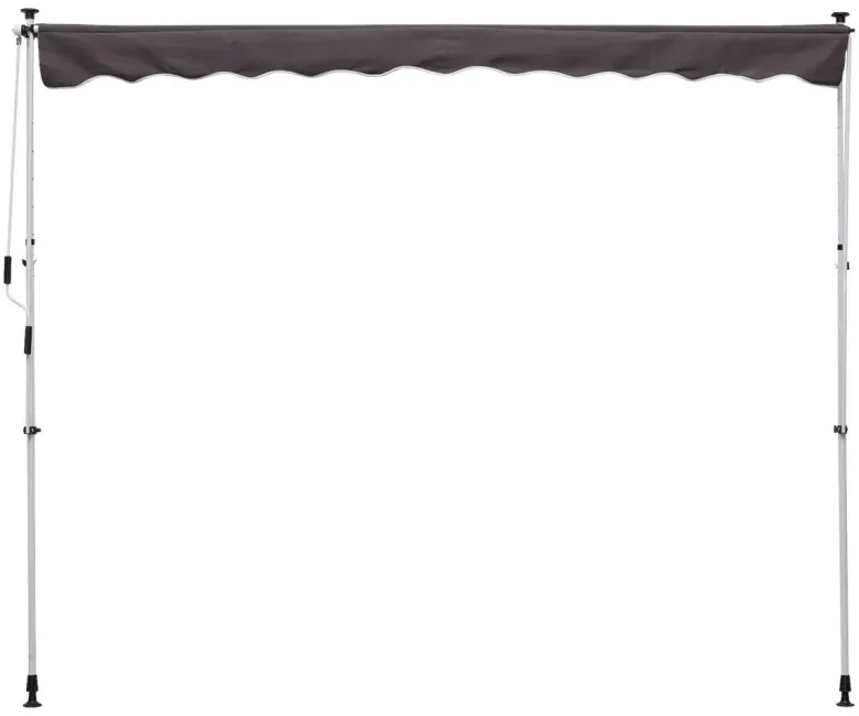 Outsunny Klemm-Markise grau B/H/L: ca. 300x280x150 cm