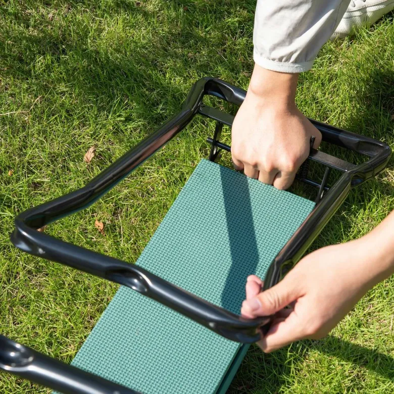 Outsunny Kniebank schwarz B/H/L: ca. 28x49x58 cm