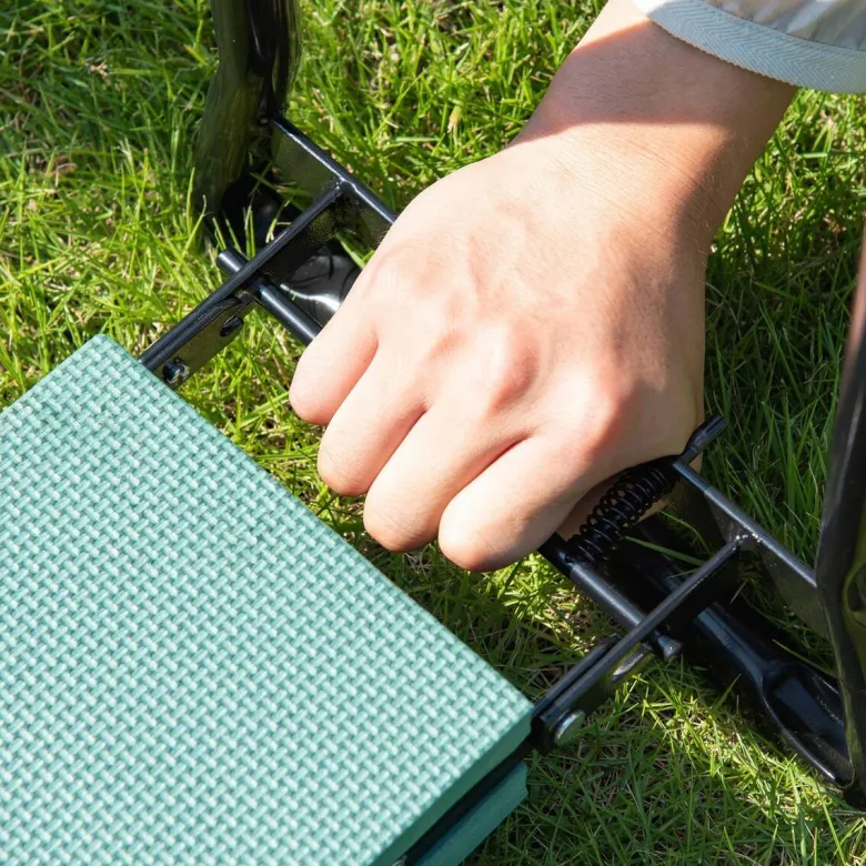Outsunny Kniebank schwarz B/H/L: ca. 28x49x58 cm