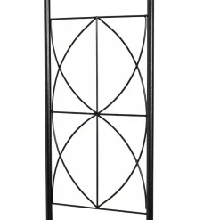 Outsunny Rosenbogen schwarz B/H/L: ca. 30x230x114 cm