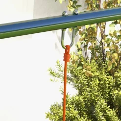 Outsunny Schaukel orange B/H/L: ca. 160x269x180 cm