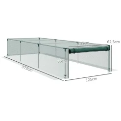 Outsunny Tier-Zubehör grün Kunststoff B/H/L: ca. 373x125x62,5 cm