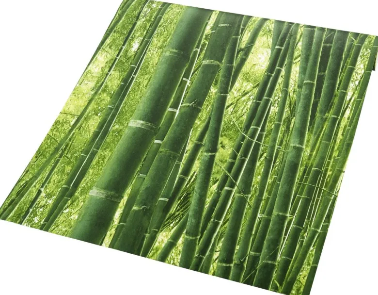 Papiertapete Bambus grün B/L: ca. 53x1005 cm