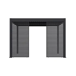 Paragon Outdoor Lamellen-Sichtschutz Grand Tuscan grau Aluminium B/H: ca. 114x234 cm