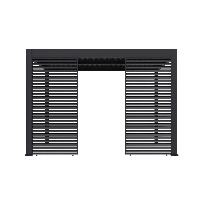 Paragon Outdoor Lamellen-Sichtschutz Grand Tuscan grau Aluminium B/H: ca. 114x234 cm