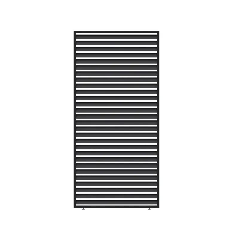 Paragon Outdoor Lamellen-Sichtschutz Grand Tuscan grau Aluminium B/H: ca. 114x234 cm