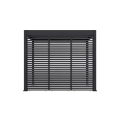 Paragon Outdoor Lamellen-Sichtschutz Grand Tuscan grau Aluminium B/H: ca. 94x234 cm