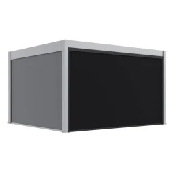 Paragon Outdoor Seitenteil für Pergola Grand Tuscan grau Aluminium B/H: ca. 403x237 cm
