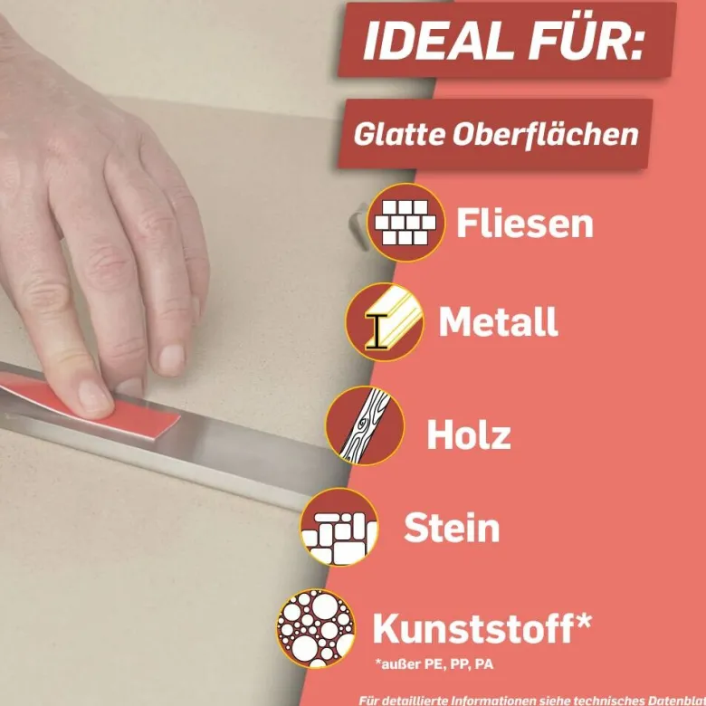 Pattex Klebeband Kleben statt Bohren L: ca. 150 cm