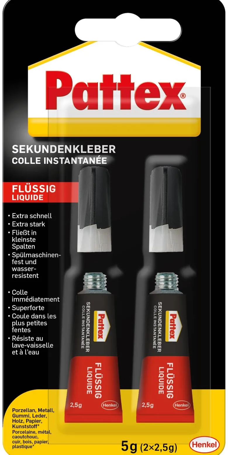 Pattex Sekundenkleber ca. 5 g 2 tlg.