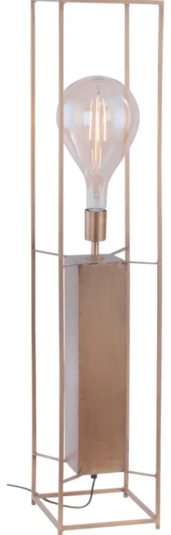 Paul Neuhaus Stehlampe PN766-90 messing Metall B/H/L: ca. 20x99x20 cm E27 1 Brennstellen