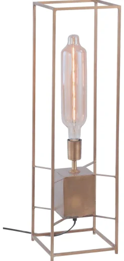 Paul Neuhaus Stehlampe PN765-90 messing Metall B/H/L: ca. 20x72x20 cm E27 1 Brennstellen