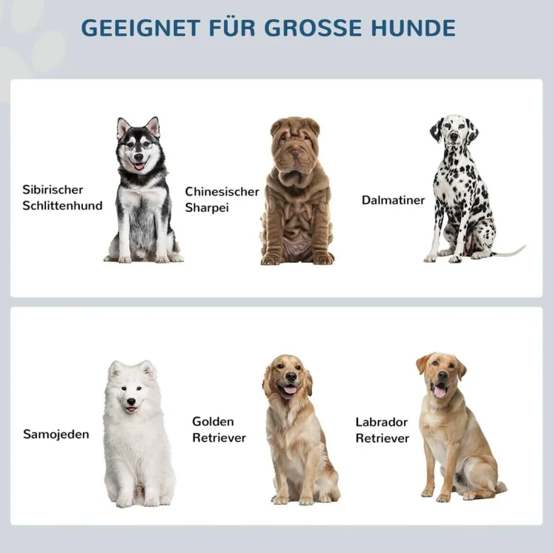 PawHut Futterstation weiß MDF B/H/L: ca. 30x35,5x60 cm