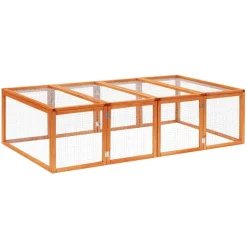 PawHut Gehege natur Polypropylen B/H/L: ca. 100x181x48 cm