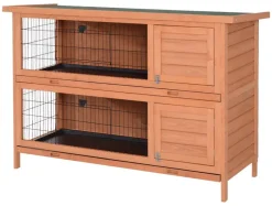 PawHut Kleintierstall orange Holz B/H/L: ca. 50x93x136,4 cm