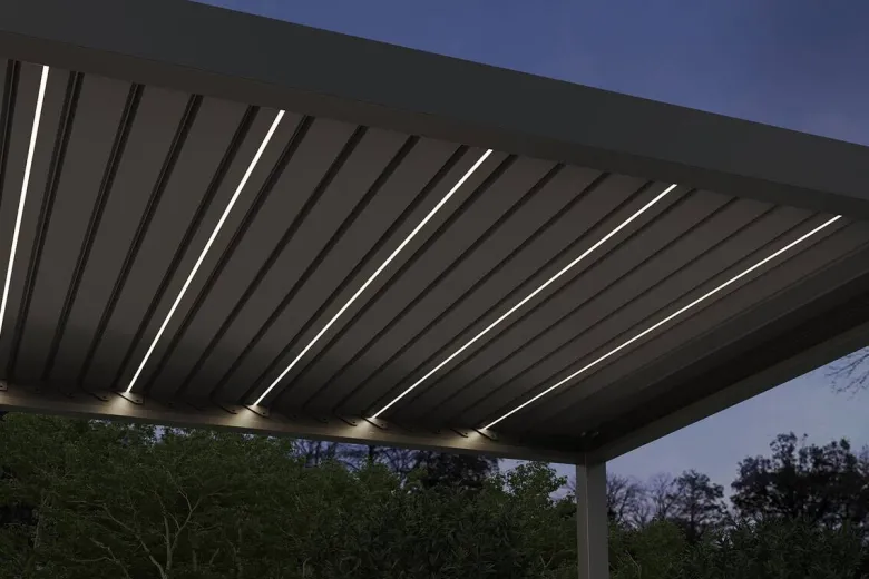Pergola anthrazit Aluminium B/H/L: ca. 300x256x393 cm