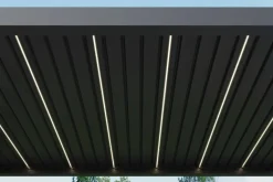 Pergola anthrazit Aluminium B/H/L: ca. 300x256x393 cm
