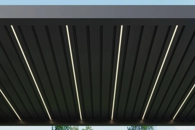 Pergola anthrazit Aluminium B/H/L: ca. 300x256x393 cm