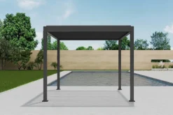 Pergola anthrazit Aluminium B/H/L: ca. 300x256x393 cm