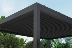 Pergola anthrazit Aluminium B/H/L: ca. 300x256x393 cm