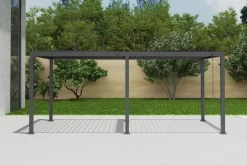 Pergola anthrazit Aluminium B/H/L: ca. 589x300x254,5 cm