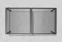 Pergola anthrazit Aluminium B/H/L: ca. 589x300x254,5 cm