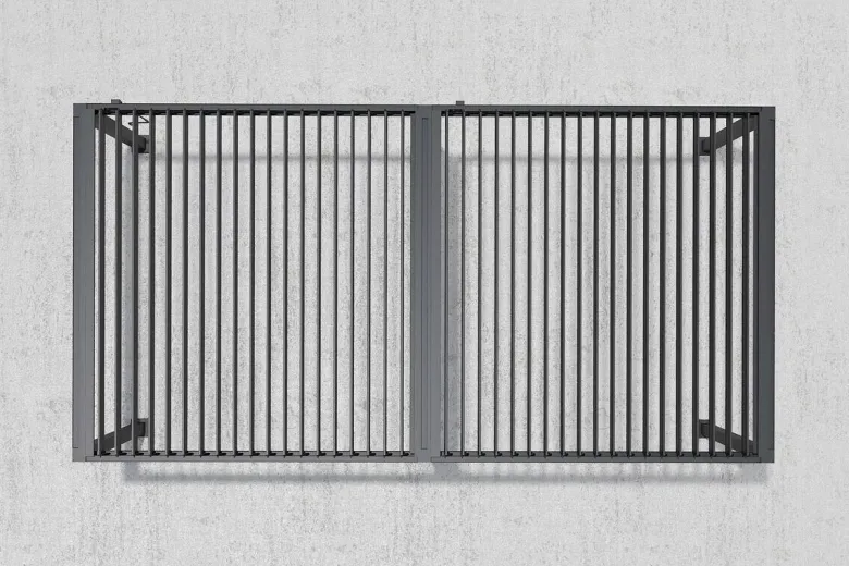 Pergola anthrazit Aluminium B/H/L: ca. 589x300x254,5 cm