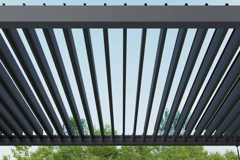 Pergola anthrazit Aluminium B/H/L: ca. 589x300x254,5 cm