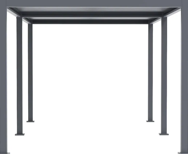 Pergola anthrazit Aluminium B/H/L: ca. 589x300x254,5 cm